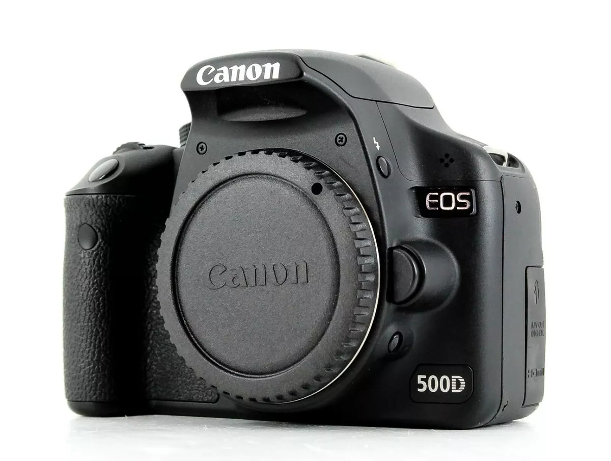 Canon EOS 500D 15.1MP Digital SLR Camera Black Body Only eBay