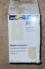 Leviton 1-Gang Ivory Toggle Wall Plate (10-Pack)