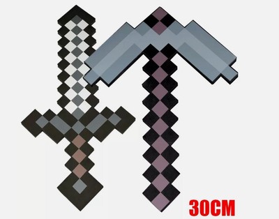 Minecraft Schwert Spitzhacke Grau Waffen Modell Figures Spielzeug My World 2024