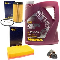 MotoröL Filter Set 10W60 4 Liter + ÖLablassschraube FüR Audi 80 A6 VW Golf Jetta