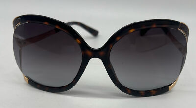 Jimmy Choo Beatrix/S 9JEHA brown tortoise and gold oversized frame