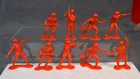 Marx Army Playset British Soldiers in Red  just Added SPECIAL PRICE