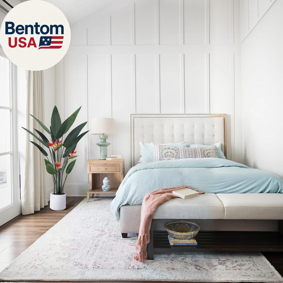 Planta artificial de pájaro del paraíso de 4 pies de alto planta de hoja de plátano falsa para interior a Foto 4 de 4