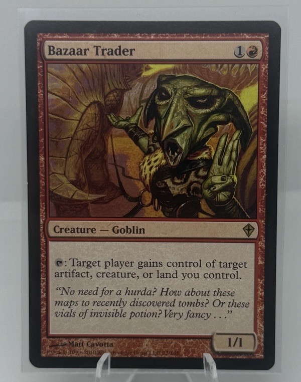 Bazaar Trader 72 Rare Worldwake Magic: The Gathering Near Mint
