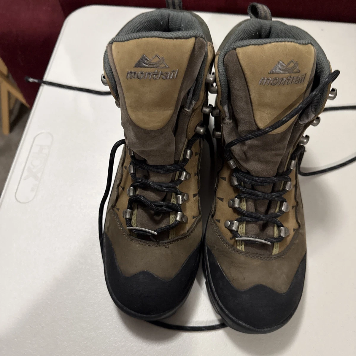 Montrail Hiking Boots women’s 5.5 Brown Leather Camp Outdoor Trail Montrail Medium Width Hiking Shoes & Boots for Women for  main image 4