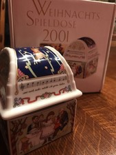 Hutschenreuther Weihnachts-Spieldose 2001  Spieluhr Weihnachten Rarität neu OVP