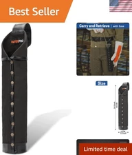 Reinforced Canvas Welding Rod Pouch - 14.5 Inch Flame-Resistant Storage Solution