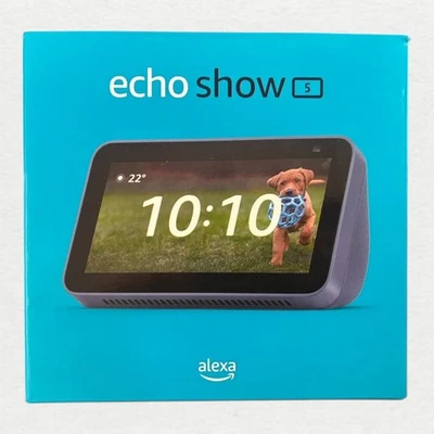 Haut-parleur à écran intelligent Amazon Echo Show 5 2e génération bleu marine... - Photo 1/4