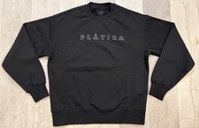 Platica Porsche 2026 Men  s Black Fleece Crewneck Sweatshirt - Small