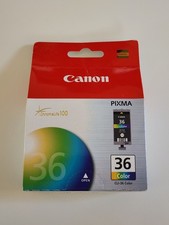 New Genuine Canon PIXMA 36 Chromalife 100 CLI-36 / 4 Color Ink Cartridge