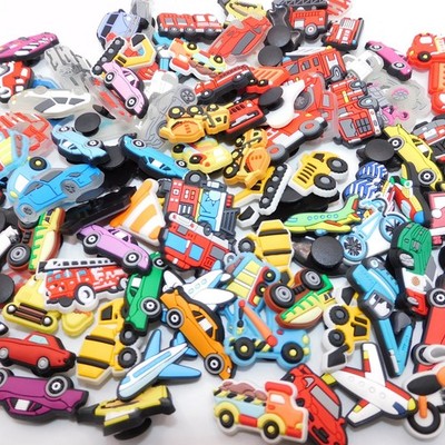 You Pick Crocs Shoe Bag Charms Vehicles Cars Planes Fire Construction Trains