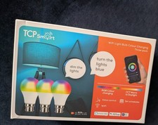 TCP Smart Wi-Fi LED Lightbulb Classic B22 Colour Tuneable White & Colour 3 pack
