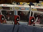 Marvel Deadpool Funko Pop Lot Of 3 Pops