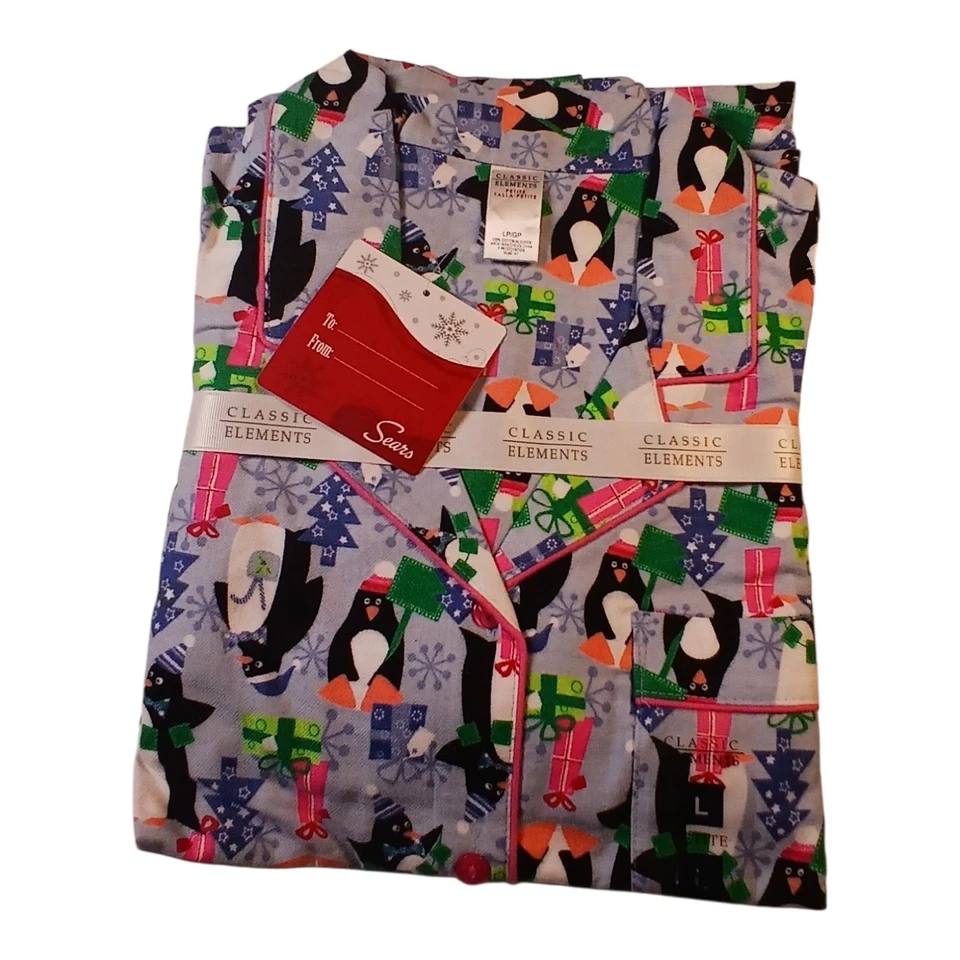 Classic Elements para mujer 2 piezas Juego de pijama azul/verde - azul/verde - L pequeño Foto 2 de 4