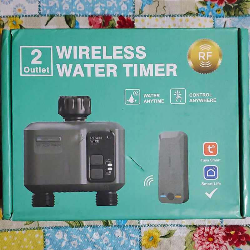 2 Outlet 2 Zone Wireless RF App Water Timer w/ Sub-GHz Gateway HCT-636