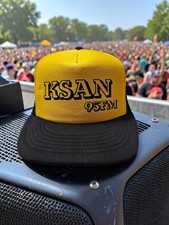 KSAN 95 FM Trucker Hat Cap Vintage San Francisco CA Snapback Mesh Foam Defunct