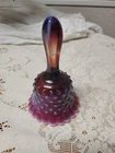 Fenton Plum Opalescent Hobnail Bell