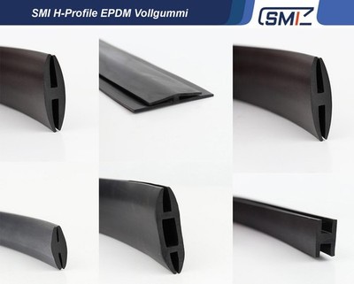 h Profil - Glas, Dichtungsprofil, h-Profil Innenmaß - 3mm, 4mm, 5mm, 6mm Y