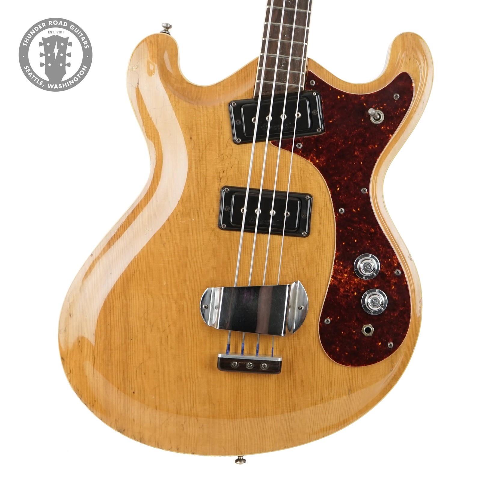 1966 Mosrite Joe Maphis Model Bass Natural