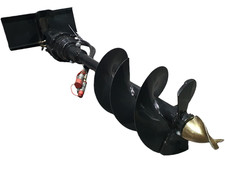 Agrotk M-AG Hydraulic Auger Mini Skid Steer Attachment 12inch for Micro Loader