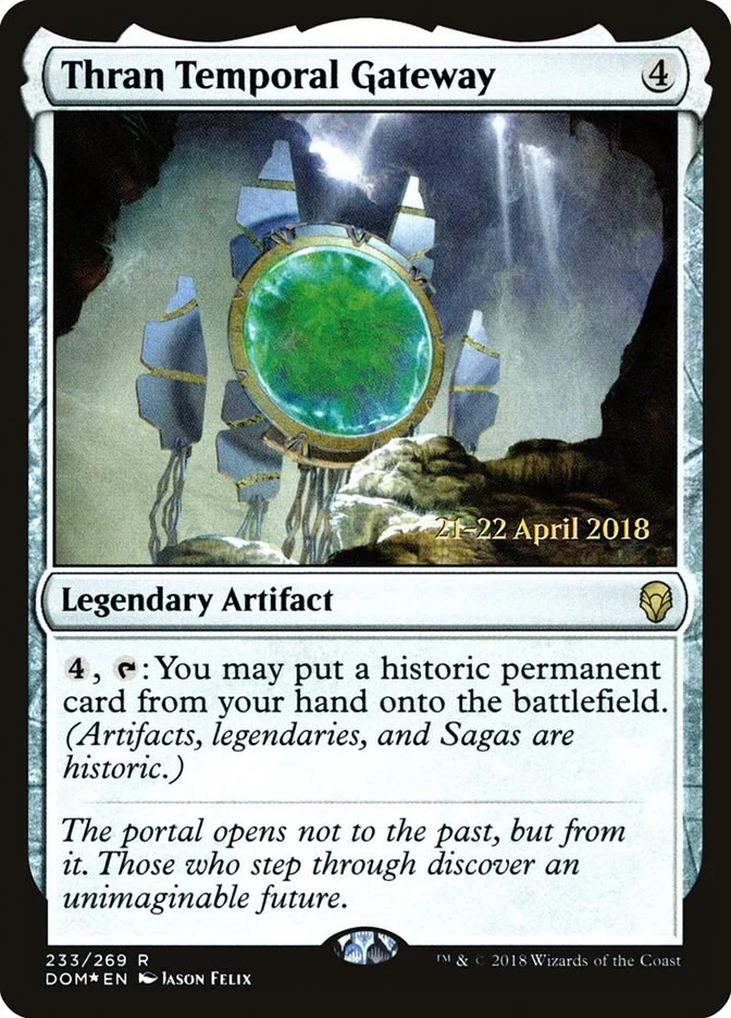 MTG Foil - Thran Temporal Gateway - 233 / LP / English