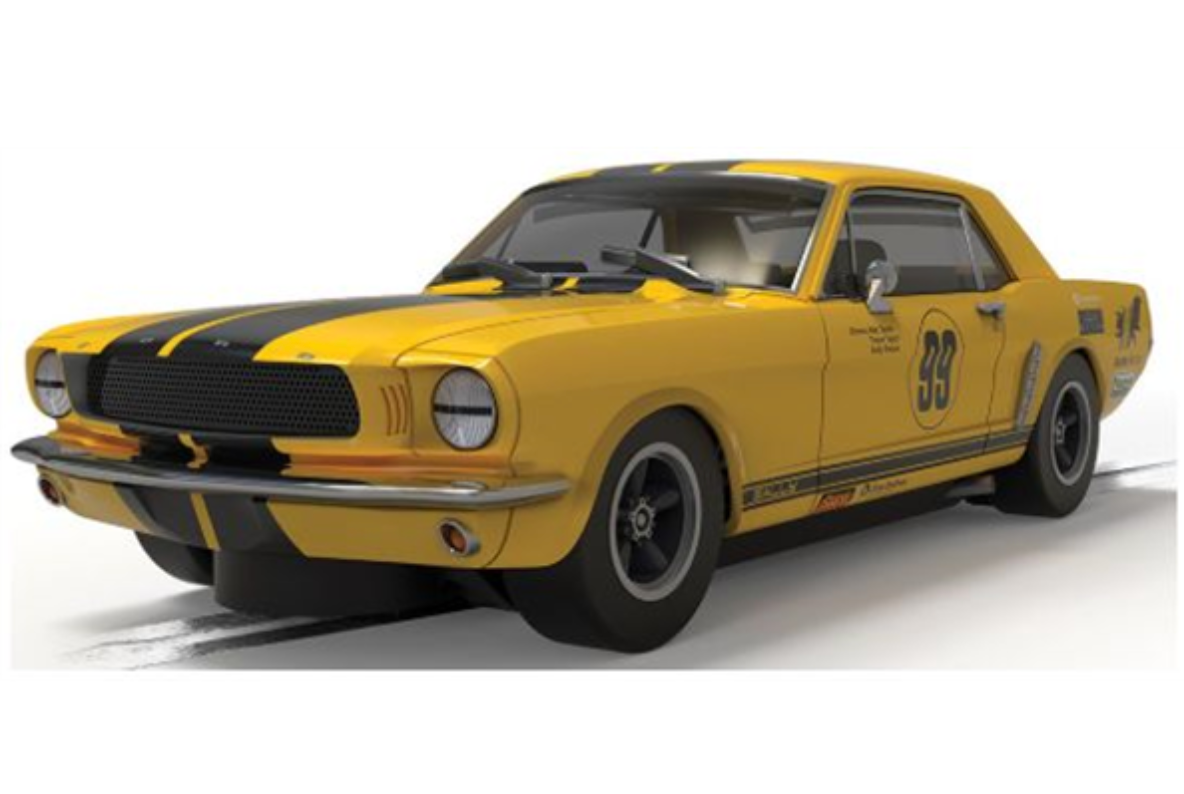 Scalextric Ford Mustang Rassler Racing in Clear Box, 1:32 Scale