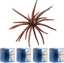 4Pcs Floating Sea Urchin Soft Lure, TPR Finesse Baits for Bass Fishing