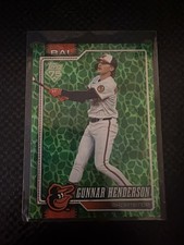 2026 Topps Series 1 Gunnar Henderson #46 Holiday Green Leaf Foil Orioles