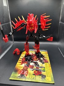 LEGO Bionicle Hero Factory Xplode: 7147 with Instructions Retired Missing Peices