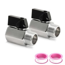 2Sets 1/2" Robust Hot Water Valve Drain Plug for RV Water Heater, 1/2 2 Set