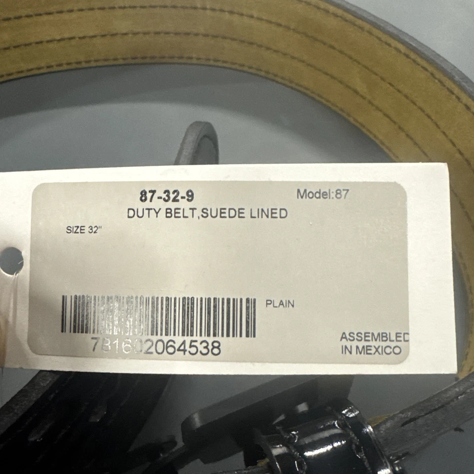 Cinturón de trabajo Safariland modelo 87 87-32-9 cuero con hebilla Foto 4 de 4