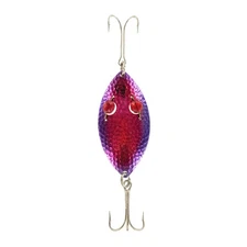 Dardevle Red Eye Wiggler Nickel Back Fishing Lure, Red/Purple
