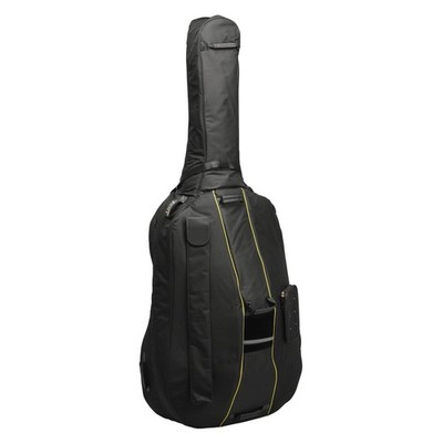 GEWA PURE Double Bass Gig-Bag, Classic BS25, 25mm padding, Wheels, 4/4, Black