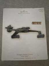 STAR TREK Klingon Battle Cruiser Hallmark Keepsake Ornament 2009 With Box