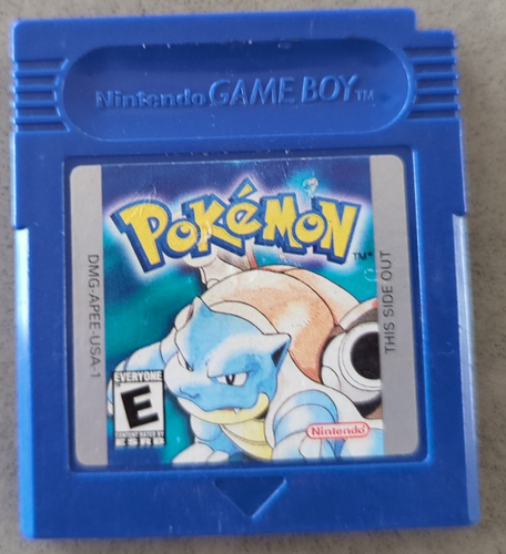 Pokémon Version Bleue Sur Game Boy (PAL, ENG/UKV) – Bon état