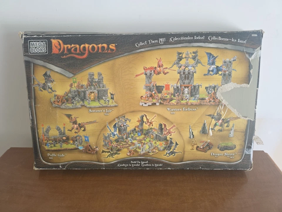 Mega Bloks Dragons Sorcerer’s Lair #9886 In Original Box Complete Excellent - Image 2 of 4