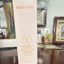 Mary Kay Sunscreen SPF 50 Broad Spectrum Water-Resistant Face Body 4oz/118ml