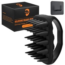 Beard Scrubber  Hook - Silicone Beard Brush for Deep Cleaning and