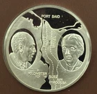 STERLING SILVER ROUND .925  - THE FRANKLIN MINT - THE MEDALLIC YEARBOOK 1974