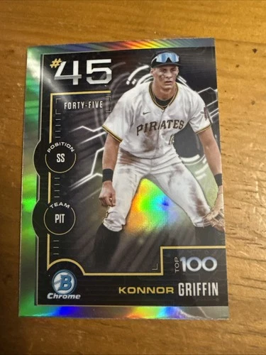 2025 Bowman - Bowman Scouts Top 100 Chrome Konnor Griffin #BTP-45 (RC)