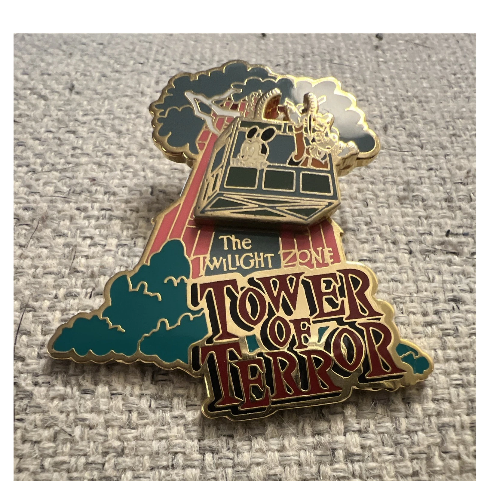 Disney The Twilight Zone Tower of Terror Attraction Moving Elevator Single Pin