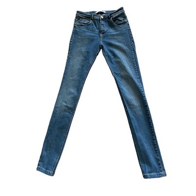 ZARA Trafaluc Skinny Jeans Women's Blue Denim Stretch EUR 32