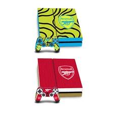 ARSENAL FC 2023/24 CREST KIT VINYL SKIN DECAL FOR SONY PS4 CONSOLE & CONTROLLER