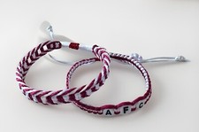 Bracciale Arsenal FC, Gioielli Tifoso Calcio, Braccialetto Colori Squadra, Regalo Sportivo