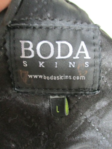 Boda Skins Suave Cuero Negro Manga Acolchada Motociclista Chaqueta Grande - Imagen 6 de 8