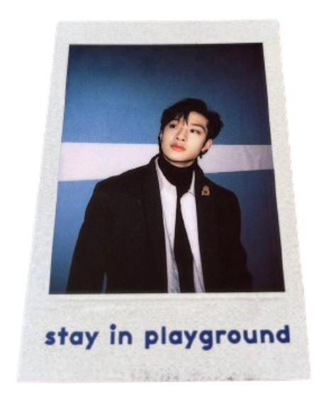 Stray Kids BANG CHAN BANGCHAN stay in playground Official Polaroid