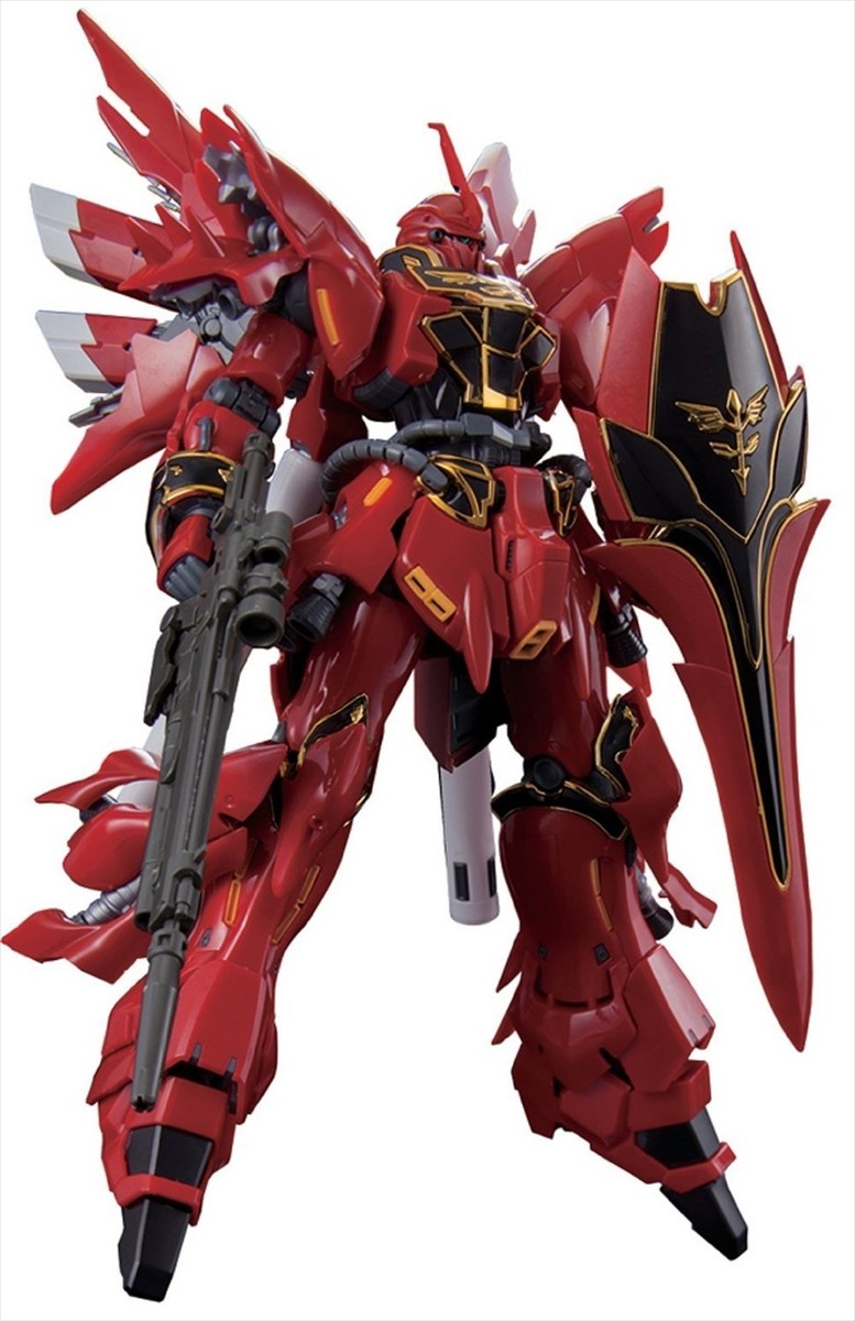 BANDAI バンダイ機動戦士ガンダムUC 1/144 RG MSN-06S Bandai RG 1/144 Gundam UC MSN-06S Sinanju Plastic Model Kit w