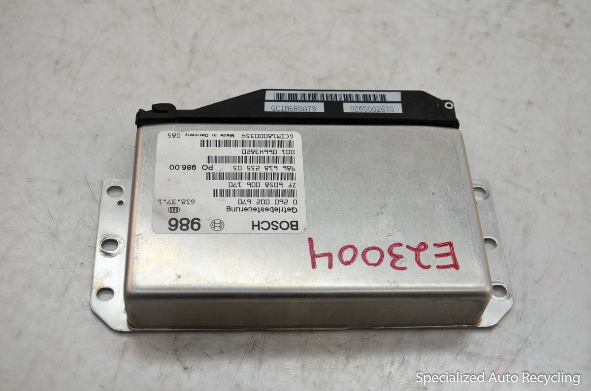 2001 PORSCHE BOXSTER 2.7L Transmission Control Module TCM