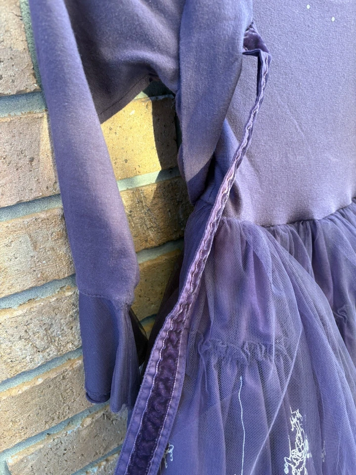 Vestido Jottum Púrpura Oscuro Araña Ocasión Especial Talla 5 Usado en Excelente Condición Foto 3 de 4