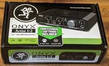 Mackie Onyx Artist 1.2 2x2 USB Audio Recording Studio Interface NEW Sealed Box!